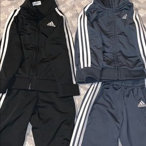 Adidas 2 pc track suits - set of 2 total 4 pieces
